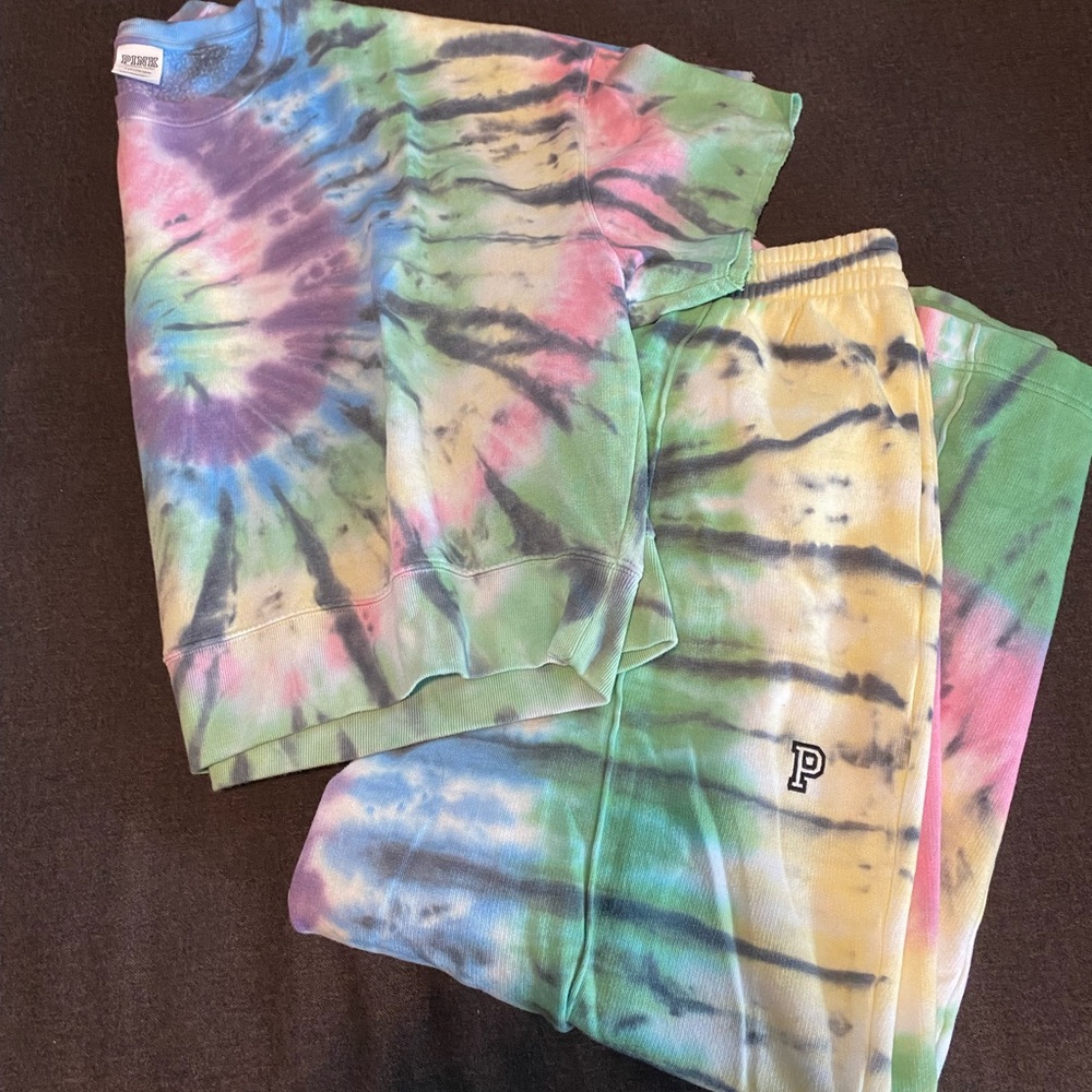Pink Tie Dye Set